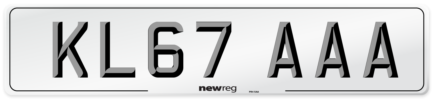 KL67 AAA Number Plate from New Reg